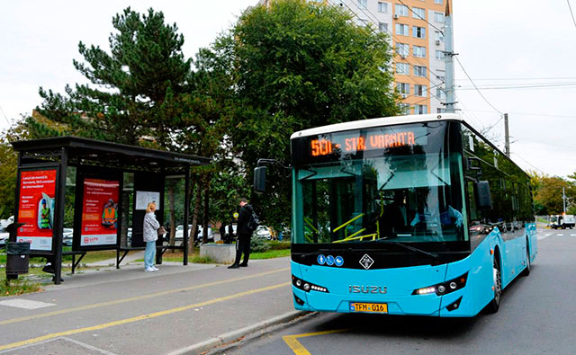 Transport public pe strada Varnița și strada Calea Moșilor